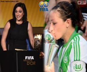yapboz FIFA Bayanlar Dünya oyuncu yıl 2014 kazanan Nadine Kessler